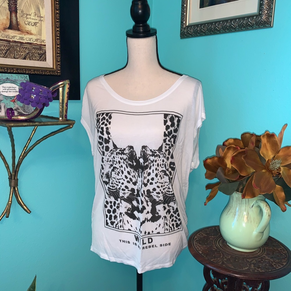 MNG Mango Jeans Women’s Graphic Tee